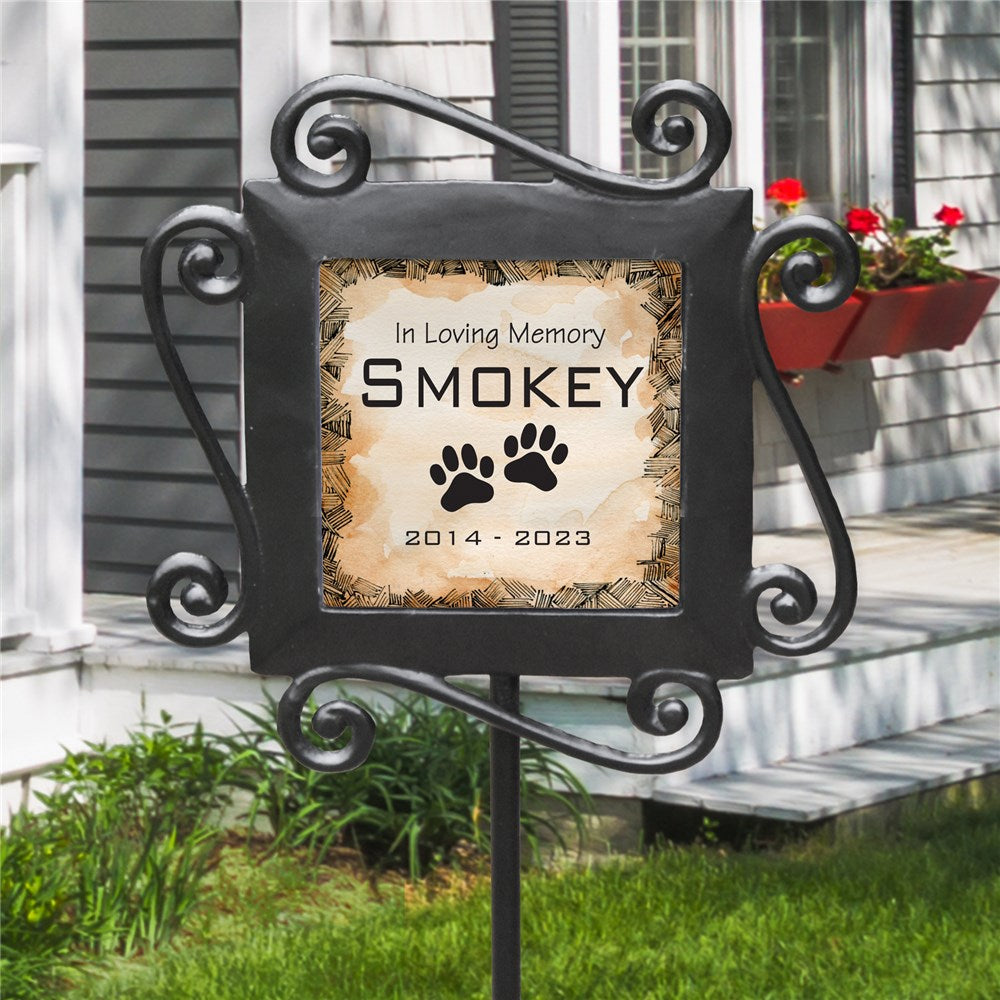 Personalized Pet Memorial Garden Stake