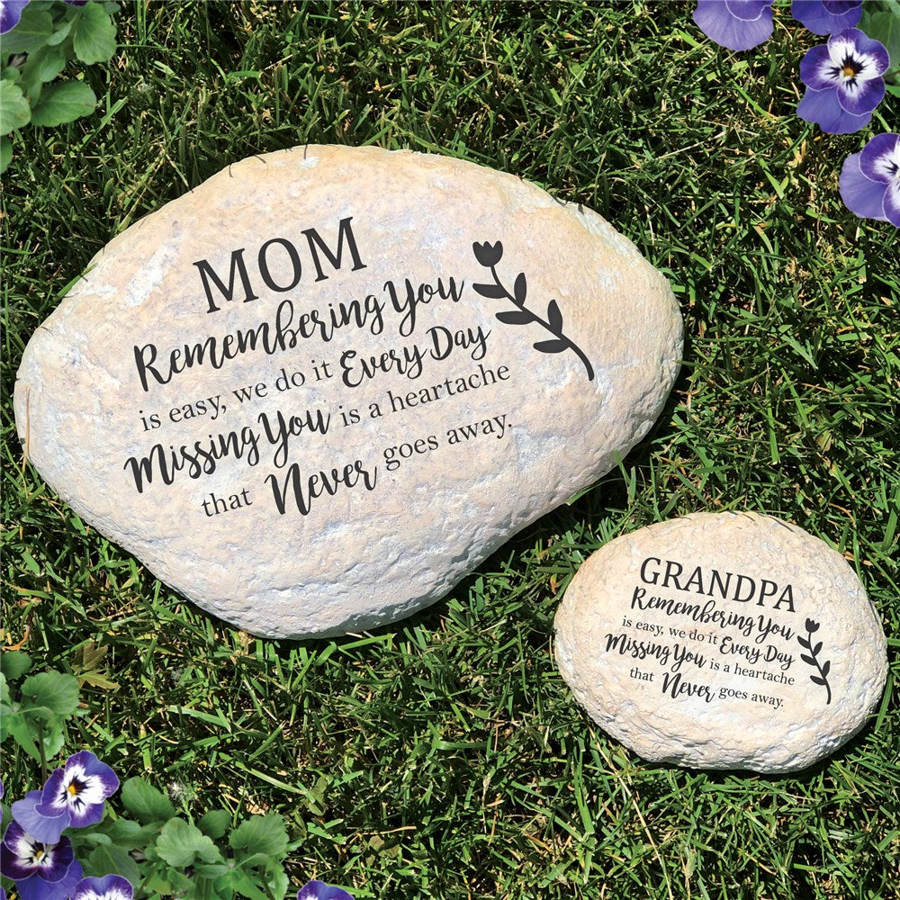 Missing You Is A Heartache Engraved Memorial Garden Stone