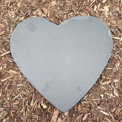 Personalized Your Wings Were Ready Heart Slate Stone