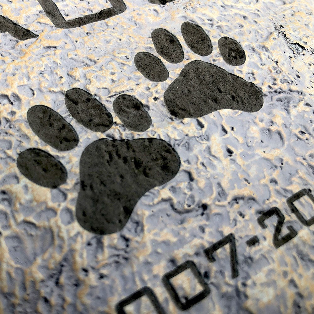 In Loving Memory Engraved Pet Memorial Garden Stone