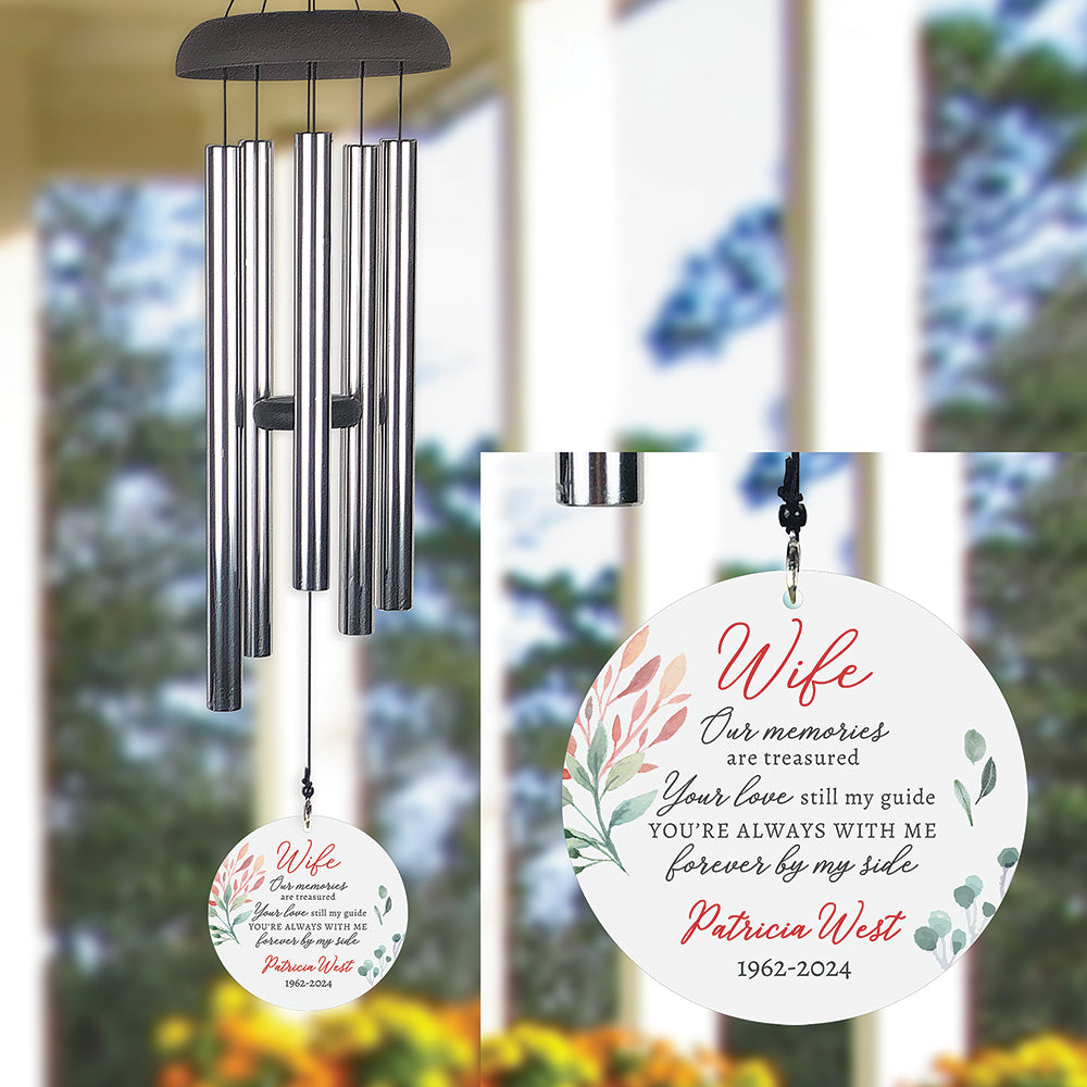 Memorial Wind Chime for Loss of Wife